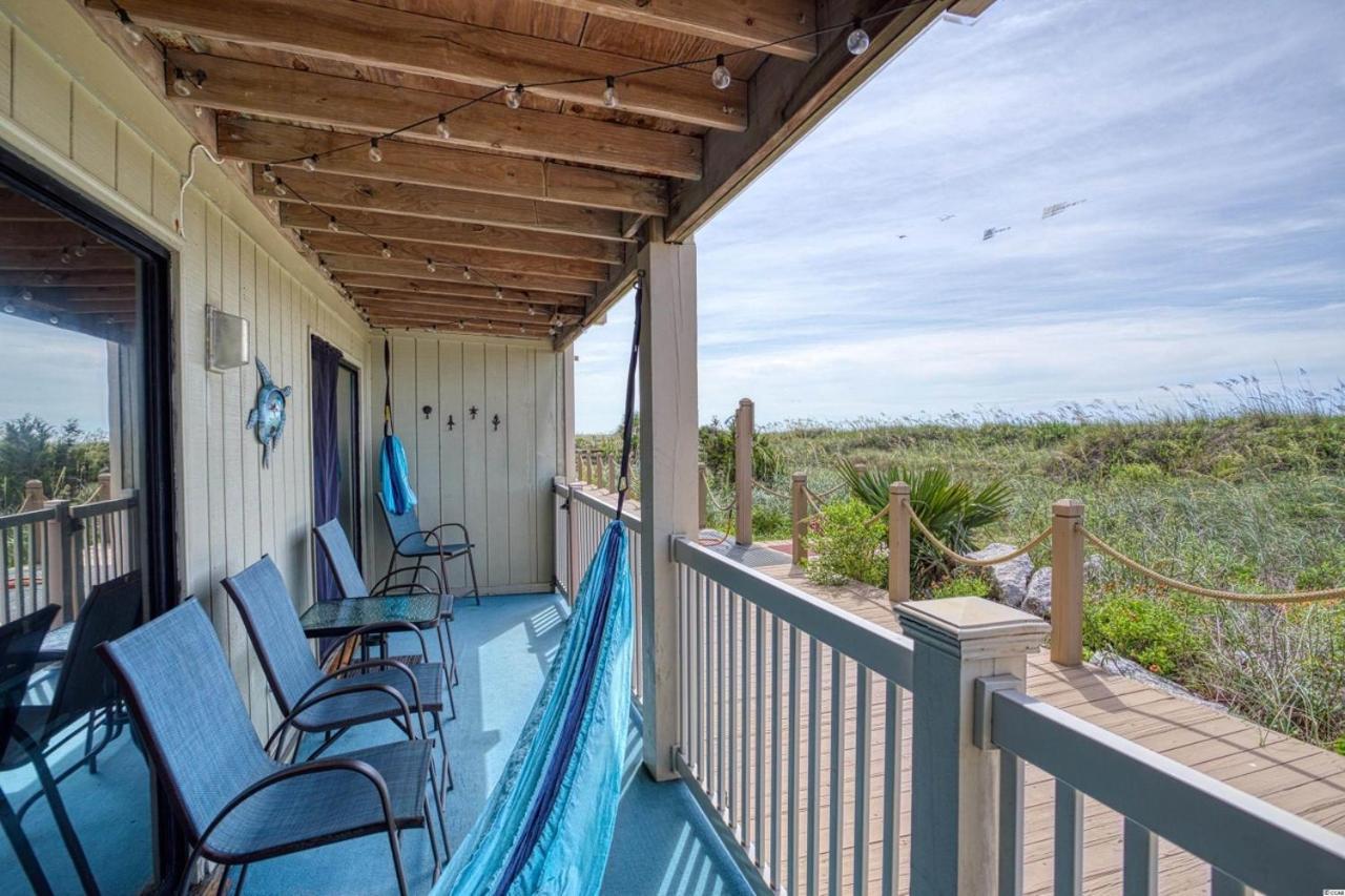 Beautiful Beachfront-Oceanfront First Floor 2Br 2Ba Condo In Cherry Grove, North Myrtle Beach! Renovated With A Fully Equipped Kitchen, 3 Separate Beds, Pool, Private Patio & Steps To The Sand! מראה חיצוני תמונה